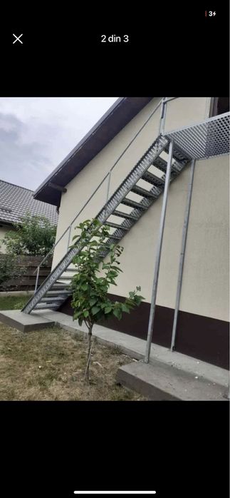 Vand facem scarii metalice zincate la cerinta clientului