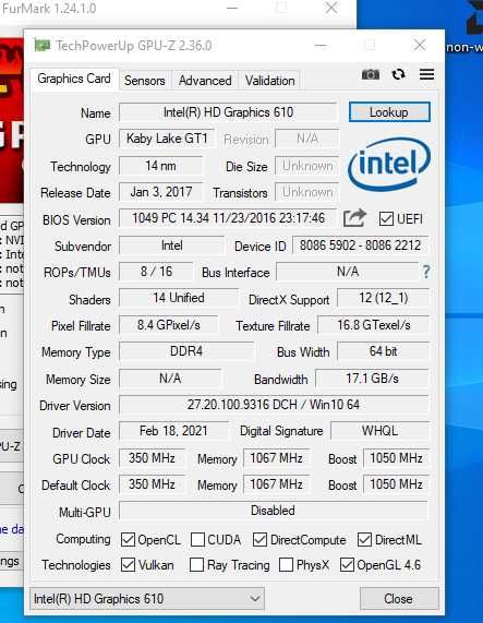 видеокарта Palit GeForce GTX 1070 Ti Dual 8GB GDDR5