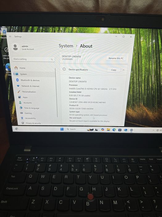 Ultrabook Lenovo thinkpad L14  FHD i5-10210U 8gb ram ssd 512