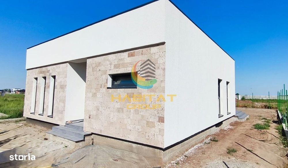 Casa moderna  | 2 dormitoare | 2 bai | 375 mp teren
