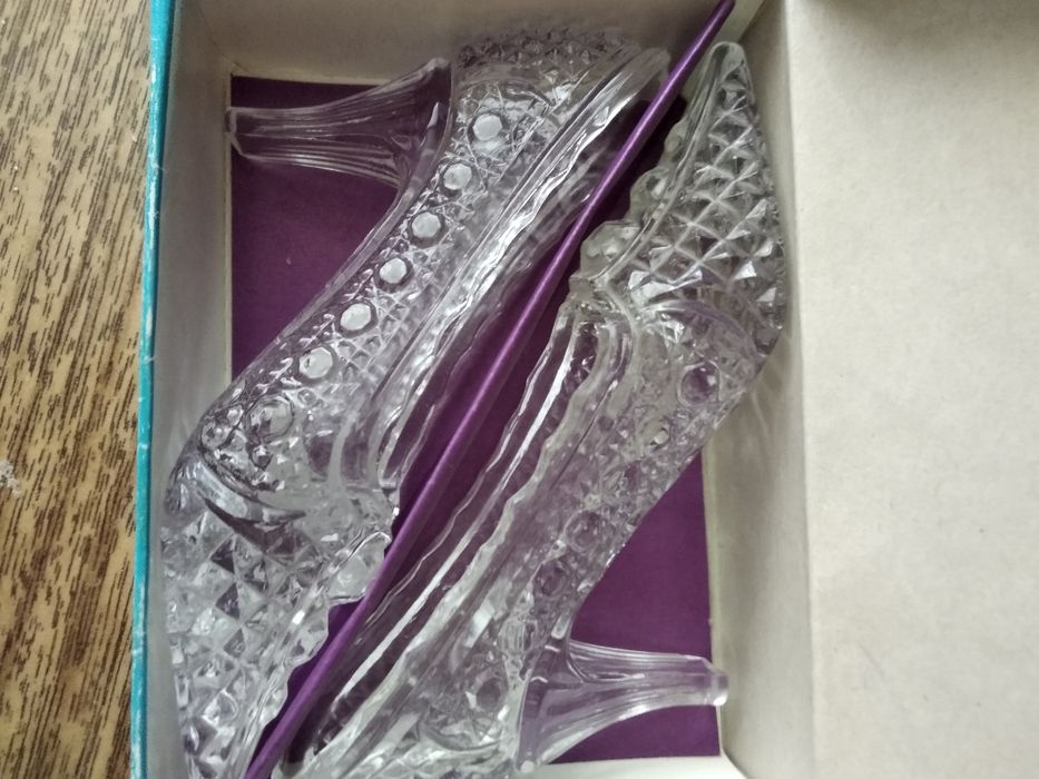 Сувенир. Туфельки для  Золушки, хрустальные