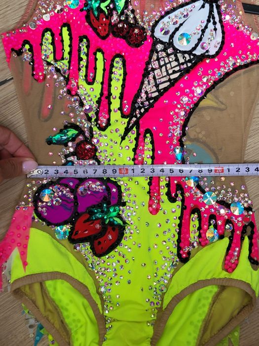 Трико за художествена гимнастика Сладоледи