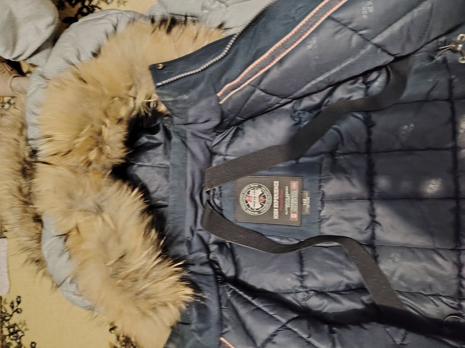 Пуховик 146мальчик зима до-40