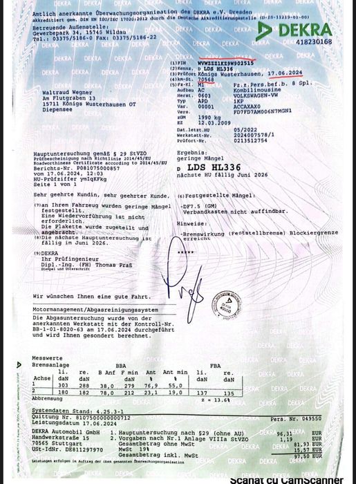 Golf 6 1.4 122 Cp Dsg 76.505 km Carte service Tuvuri