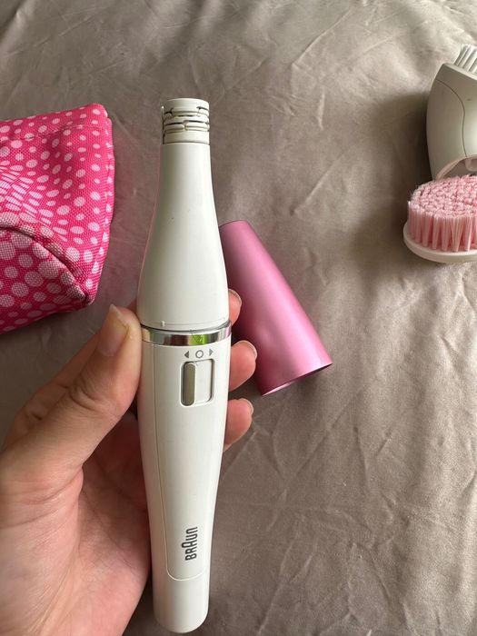 Епилатор за лице и четка за почистване на лице braun silk