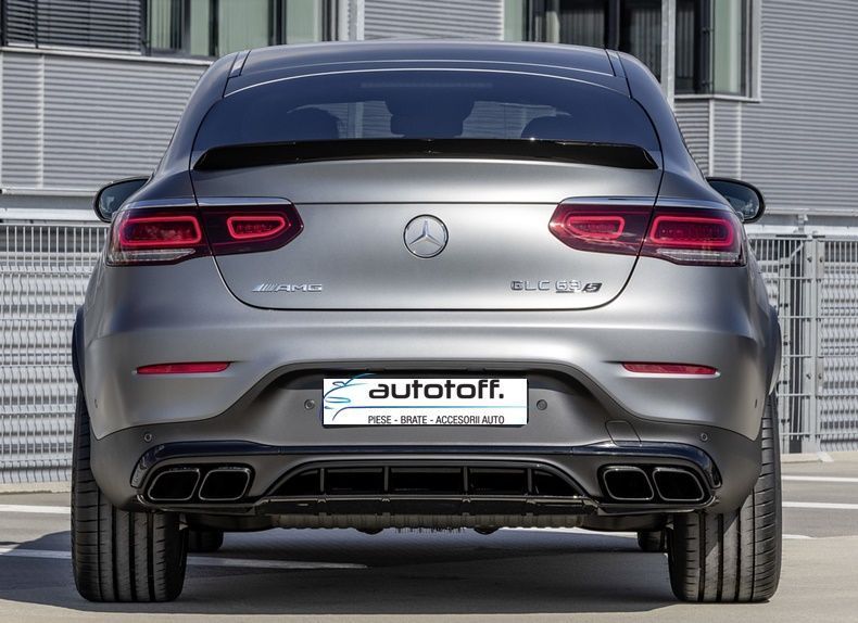 Difuzor bara spate Mercedes GLC Coupe C253 Facelift (2019+) Black Look AMG