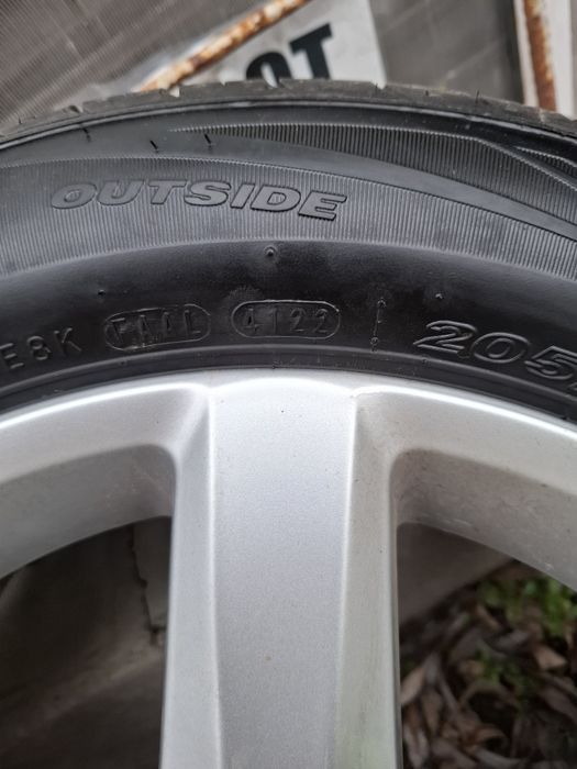 Алуминиеви Джанти 5х112/16"/6.5J/57.1/ЕТ42 с хубави гуми 205 55 16