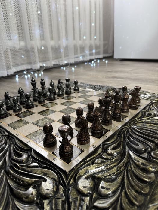 Нарды-шахматы ручной работы