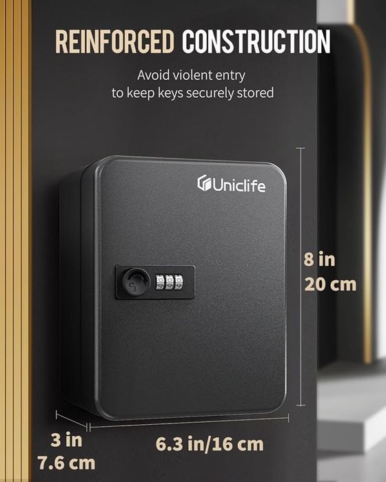 Метална кутия за ключове с код – 20 позиции