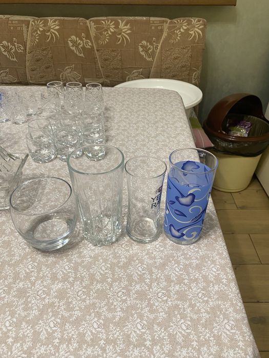 Стаканы, рюмки,вазочки