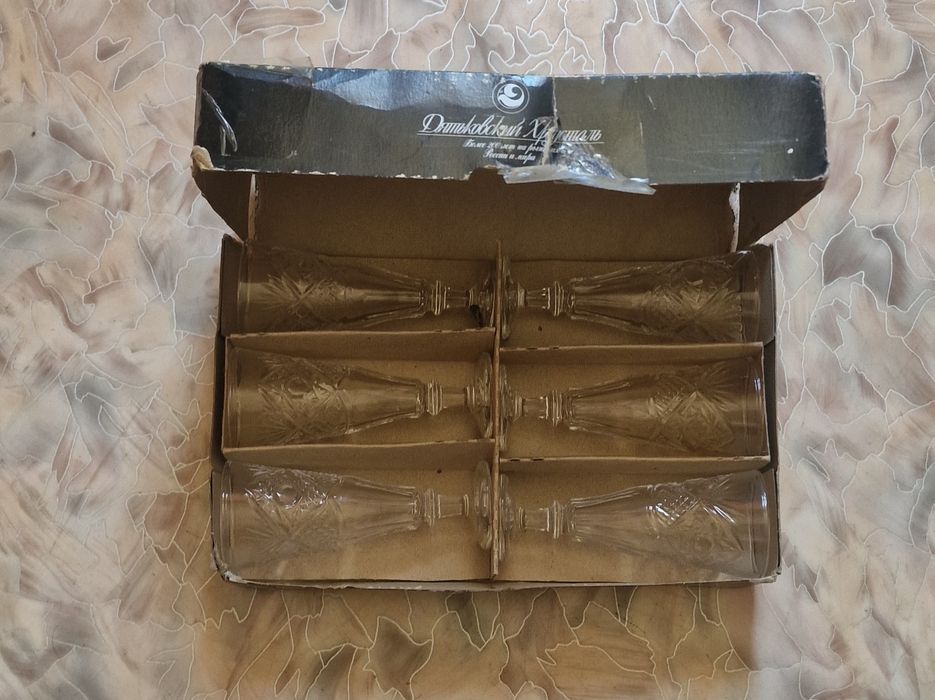 Рюмки набор, 6 штук.