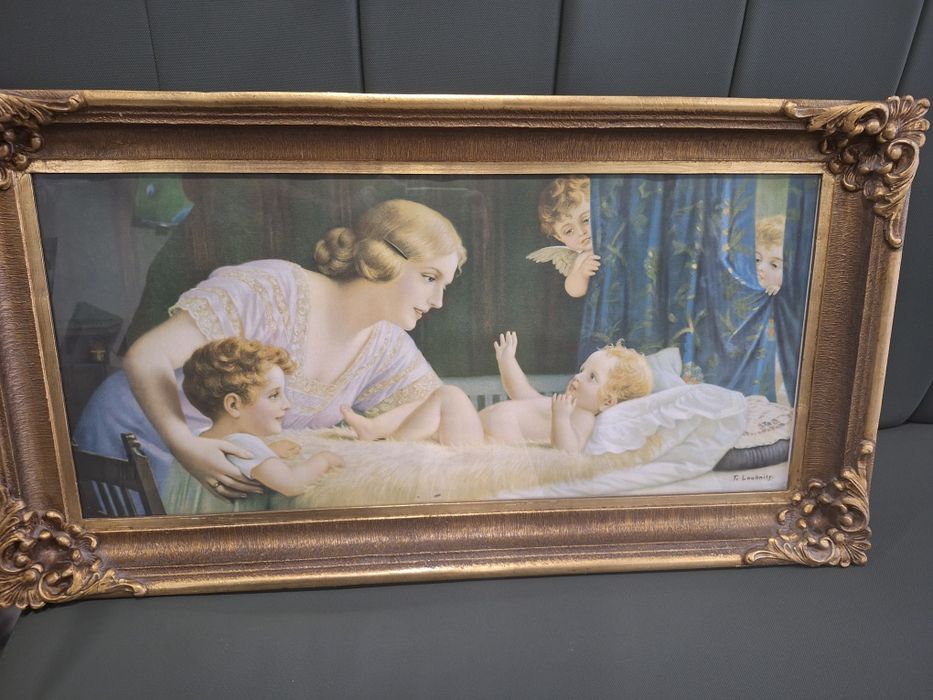 Картина  старинна рамка