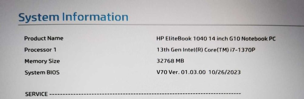 laptop hp elitebook g10 1040 i7 1370p 16gb ddr5 2tb ssd touch iris