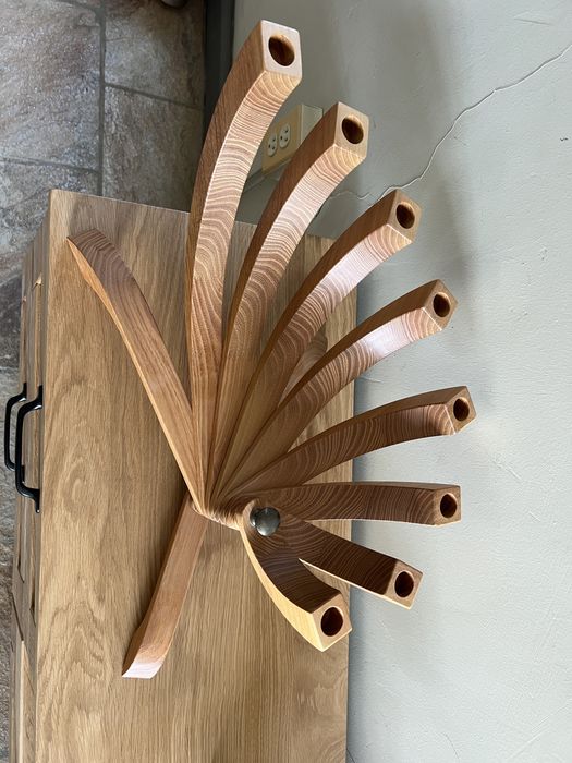 Етажерка от масив дъб с масло