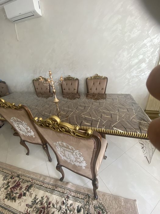 Masa barocc cu 10 scaune