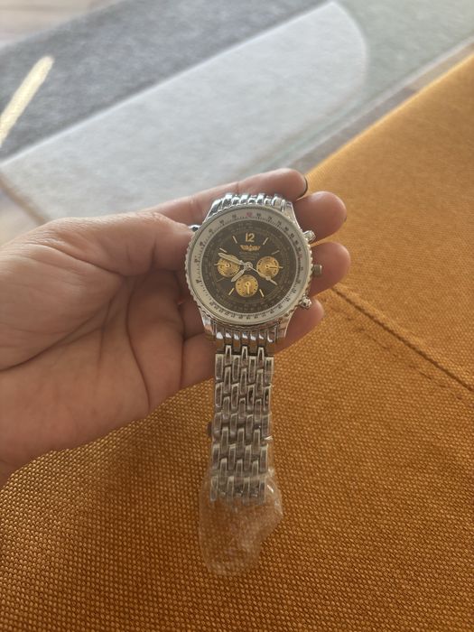 Мъжки часовник – Navitimer стил, метална верижка