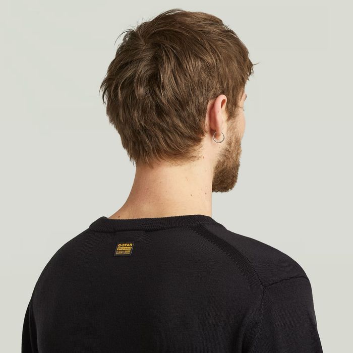 100% мерино вълна G-Star RAW Premium Core ОРИГИНАЛ мъжки пуловер M/L/X