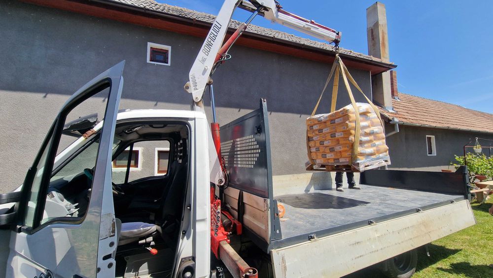 Vand Iveco Daily 35C12" cu macara si bena cu basculare