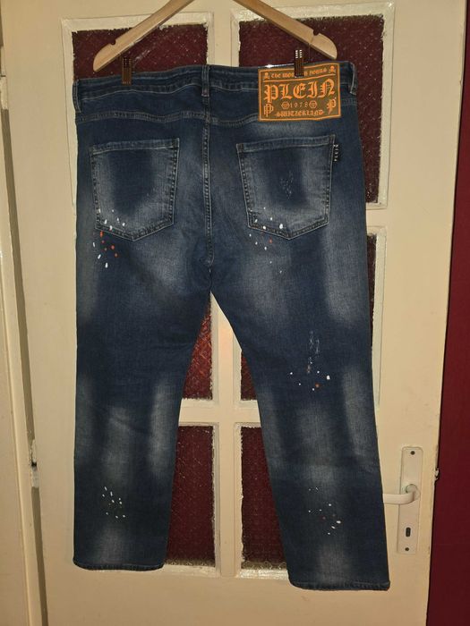 PHILIPP PLEIN оригинални сини мъжки дънки размер 40
