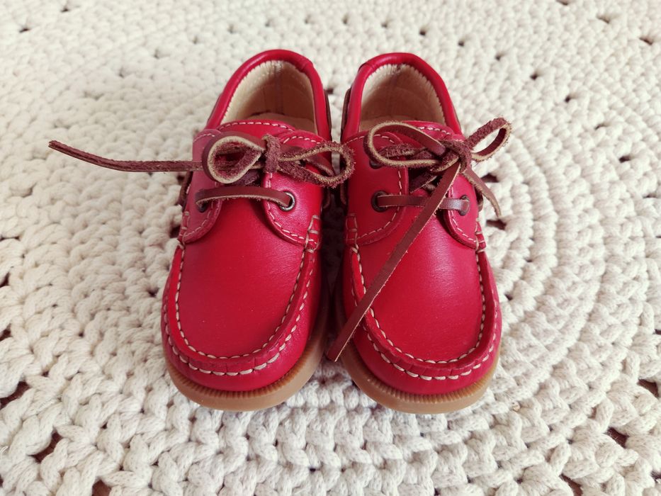 Pantofi copii mărimea 24 nautic din piele