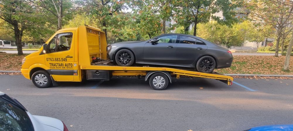 Tractari auto Bucuresti ilfov platforma dube utilaje asistenta rutiera