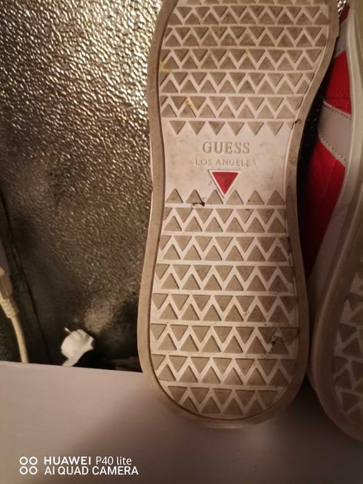 Оригинални Мъжки високи кецове  Guess.Без забележки,обувани броени път