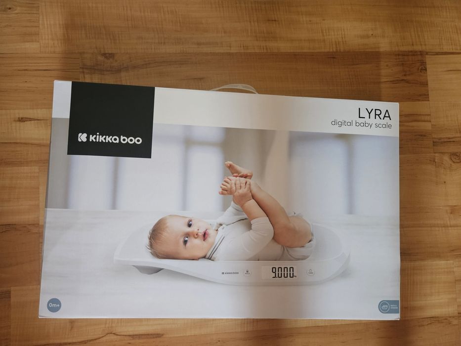 Цифрова везна за бебета KikkaBoo - Lyra, White