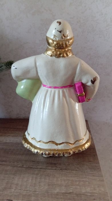 Дед Мороз под ёлку (ретро) папье-маше