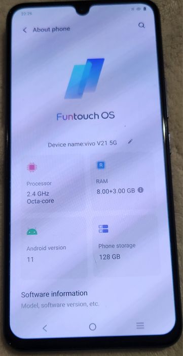 Telefon Vivo V21  128gb 5G ca nou