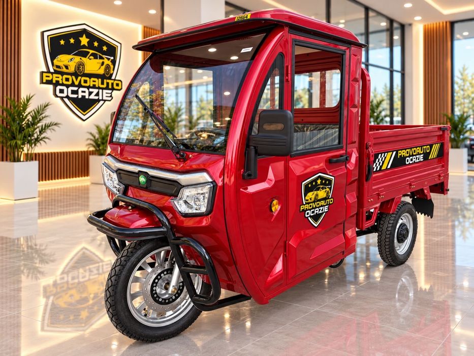 Triciclu Electric Pick Up 2026 | Pret. 2644€ + TVA | Garantie 3 Ani