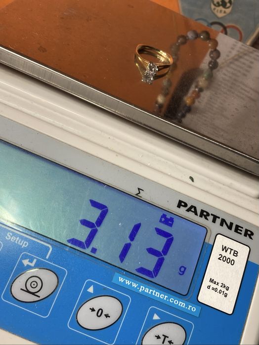 Inel Solitair aur 18kt.cu diamant 0.60ct