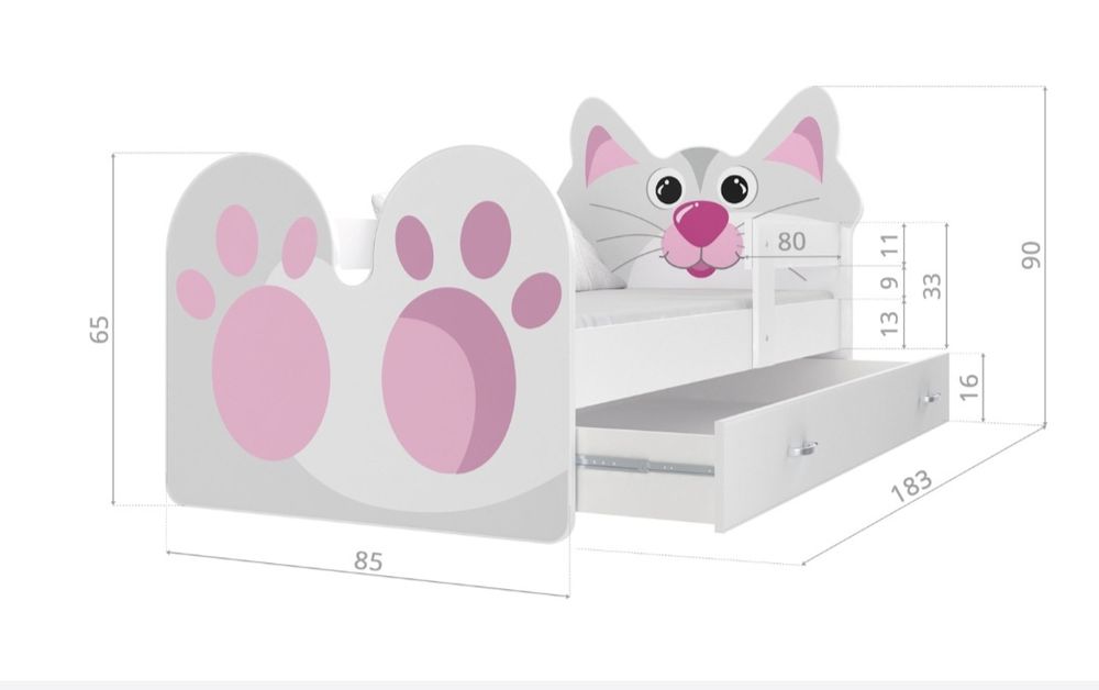 Детско легло Коте