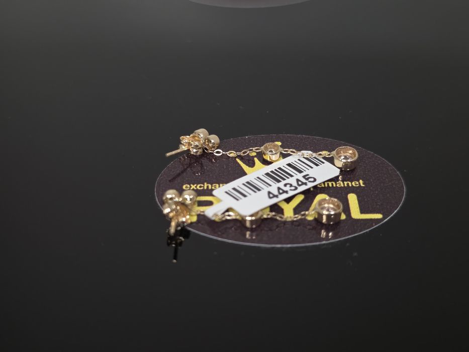 Bijuteria Royal: Cercei aur 14k/1.12 gr