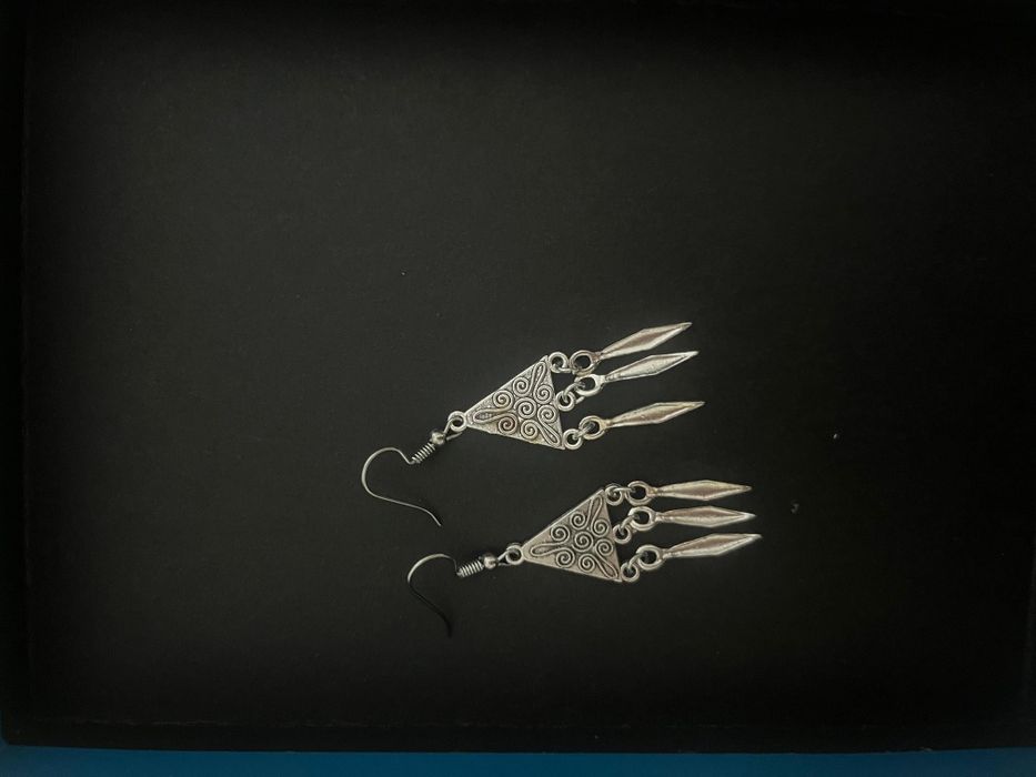 Этно серьги (ручная работа)