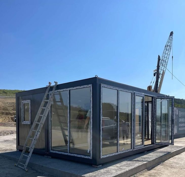 Container modular birou, spatiu comercial, locuinta 10 x 2,40m Curtea ...