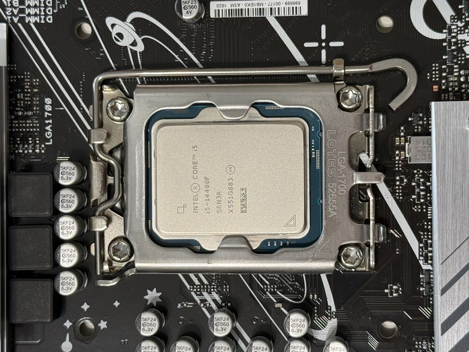Kit placa de baza Asus Prime B760M-A DDR5 + procesor intel Core i5 14400F