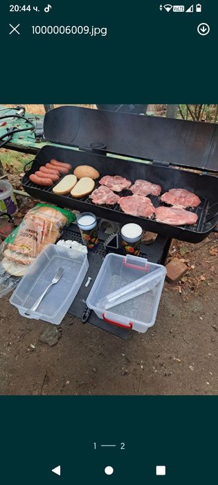 Барбекю на дървени въглища