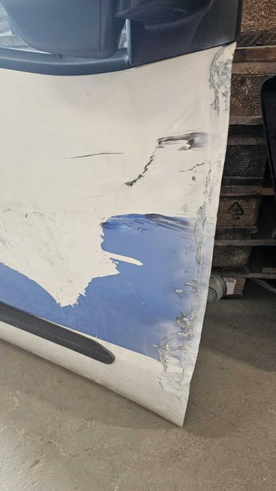 Врата с електрическо огледало за Fiat Doblo, 2013 - 2021, Ударена