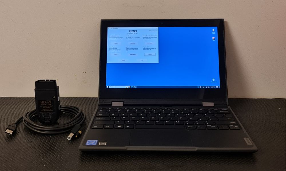 Kit diagnoza Tableta touchscreen + Vcds 24.7 Hex V2 ARM STM32F429