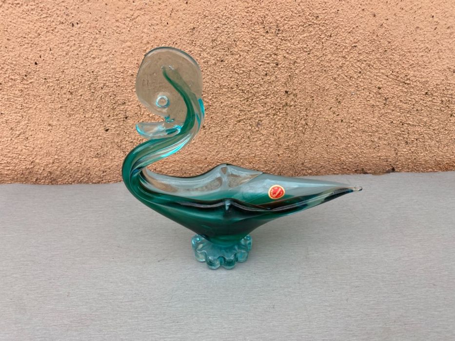 Италианска фигура от Мурано стъкло пепелник