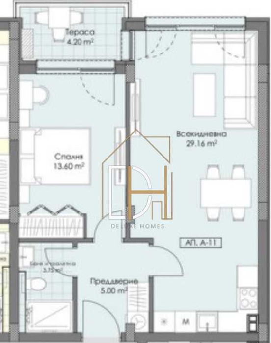 Продава се Двустаен апартамент в Пловдив, Остромила - 73 кв.м за 1100 €/кв.м - Снимка #1
