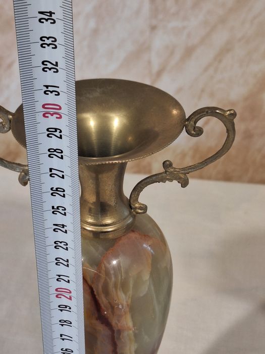 Уникален сет за камина от оникс