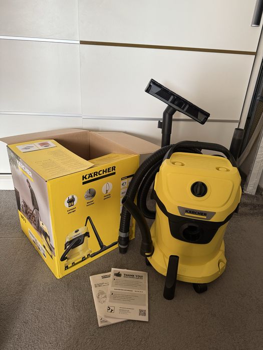 Aspirator umed-uscat Karcher WD3 1000 W, 15 litri, functie de suflare