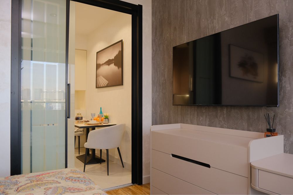 Современная студия с видом на Ташкент сити посуточно в NRG U Tower