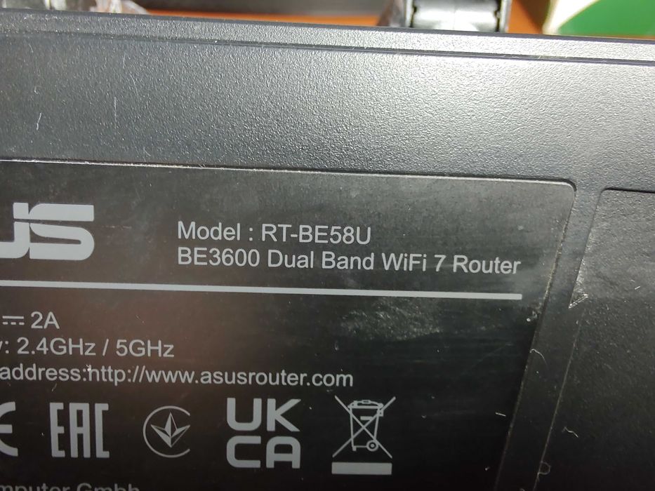 Router wireless ASUS RT-BE58U Dual-Band 688 + 2882 Mbps, WiFi 7