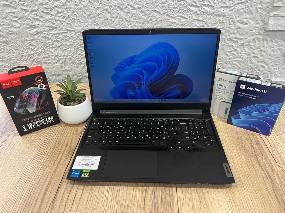 Игровой ноутбук IdeaPad Gaming 3 /Core i3-11300H/16GB/512GB/RTX3050Ti