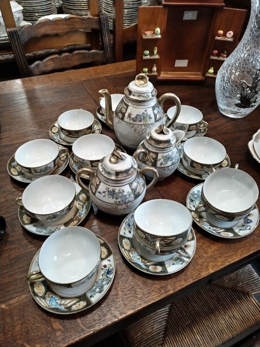 Servici de ceai porțelan japonez