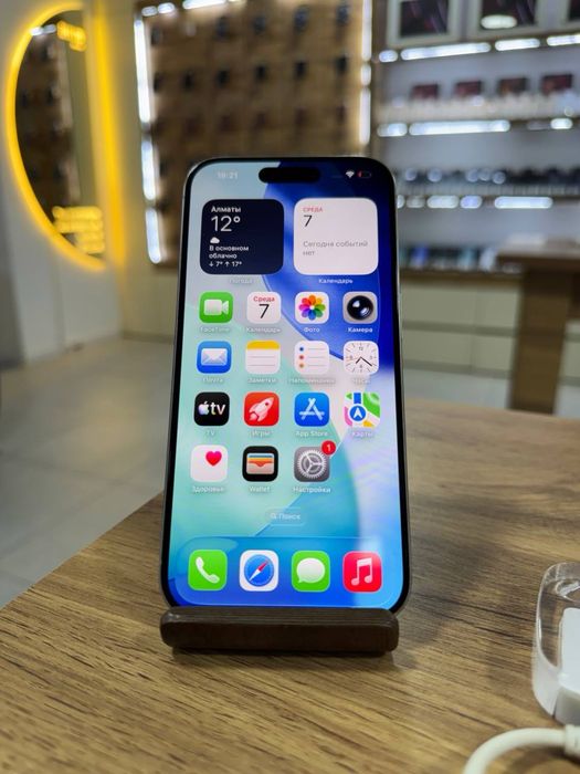 iPhone15Pro•512GB/82%WhiteTitanium Айфон 15Pro•512Гб/82%БелыйТитан