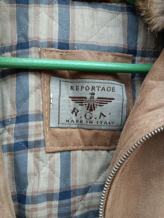 Италианско кожено фино яке L - 35 лв