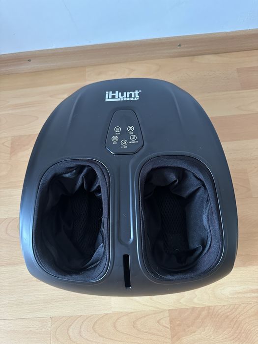Aparat de masaj pentru picioare si talpi iHunt,compresie cu perne de aer, Incalzire, Role masaj